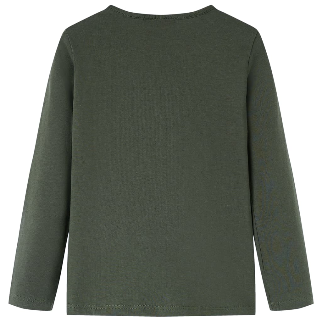 VidaXL Chemise enfant à manches longues 104 kaki
