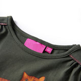 VidaXL Chemise enfant à manches longues 140 kaki