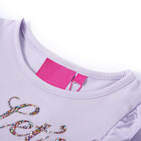 VidaXL Chemise enfant à manches longues 104 lilas clair