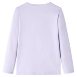 VidaXL Chemise enfant à manches longues 128 lilas clair