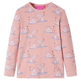 Vidaxl pyjama enfant manches longues 104 rose clair