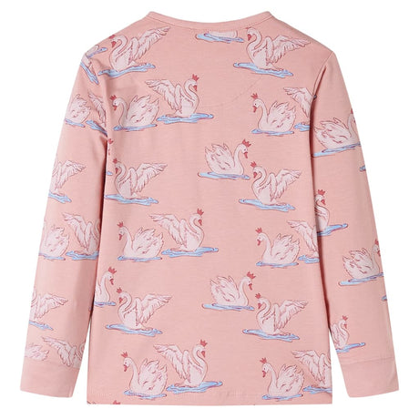 Vidaxl pyjama enfant manches longues 104 rose clair