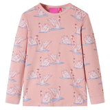 Vidaxl pyjama enfant manches longues 116 rose clair