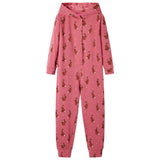 VidaXL Combinaison enfant avec capuche 92 vieux rose