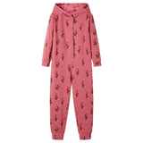 VidaXL Combinaison enfant avec capuche 116 vieux rose