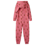 VidaXL Combinaison enfant avec capuche 128 vieux rose