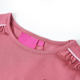 VidaXL Chemise enfant à manches longues 140 couleur framboise