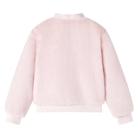 VidaXL Manteau enfant 92 fourrure artificielle rose tendre