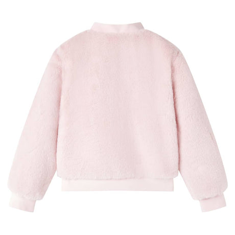 VidaXL Manteau enfant 104 fourrure artificielle rose tendre