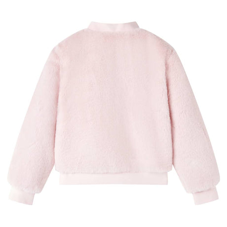 VidaXL Manteau enfant 116 fourrure artificielle rose tendre