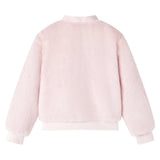 VidaXL Manteau enfant 140 fourrure artificielle rose tendre