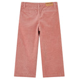 VidaXL Pantalon enfant 104 velours côtelé vieux rose
