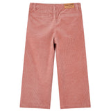 VidaXL Pantalon enfant 128 velours côtelé vieux rose