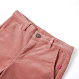 VidaXL Pantalon enfant 140 velours côtelé vieux rose