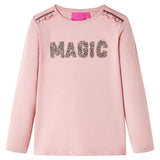 VidaXL Chemise enfant à manches longues 140 rose clair