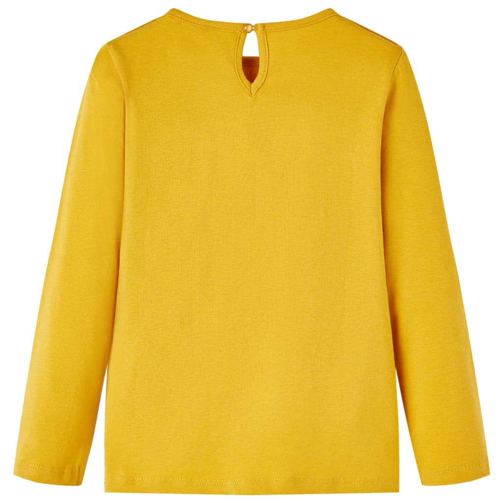 VidaXL Chemise enfant à manches longues 92 ocre
