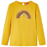 VidaXL Chemise enfant à manches longues 116 ocre