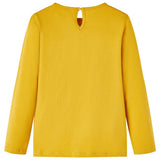 VidaXL Chemise enfant à manches longues 140 ocre