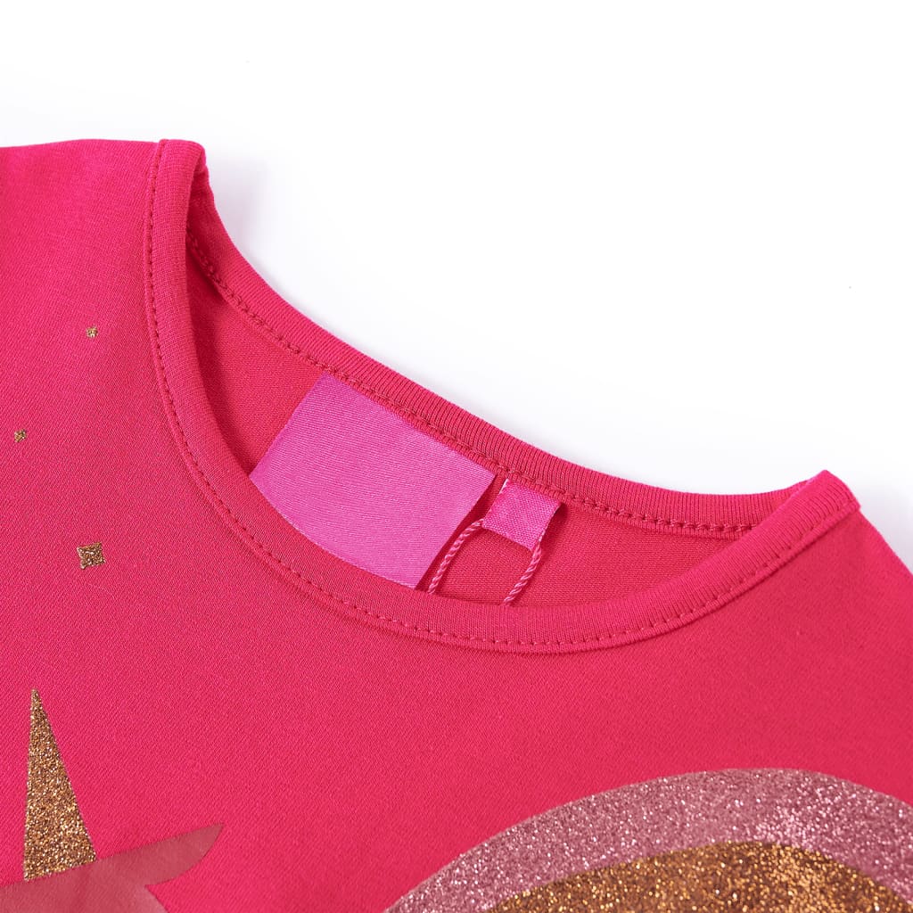 VidaXL Chemise enfant à manches longues 92 rose vif