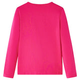 VidaXL Chemise enfant à manches longues 128 rose vif