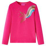 VidaXL Chemise enfant à manches longues 140 rose vif
