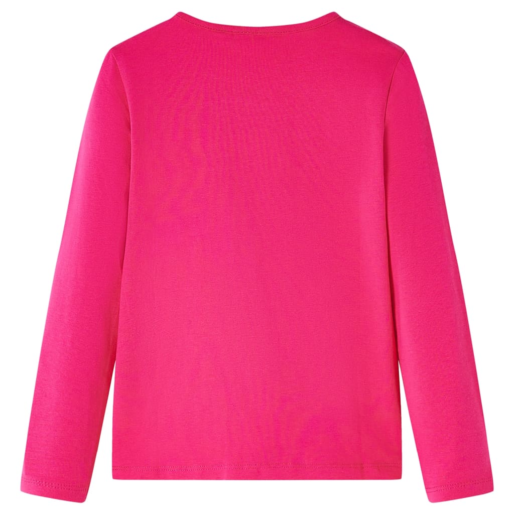 VidaXL Chemise enfant à manches longues 140 rose vif