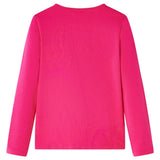 VidaXL Chemise enfant à manches longues 140 rose vif
