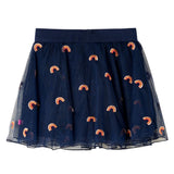 VidaXL Jupe enfant avec tulle 92 bleu marine