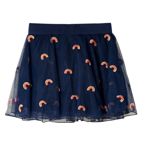 VidaXL jupe enfant avec tulle 92 bleu marine
