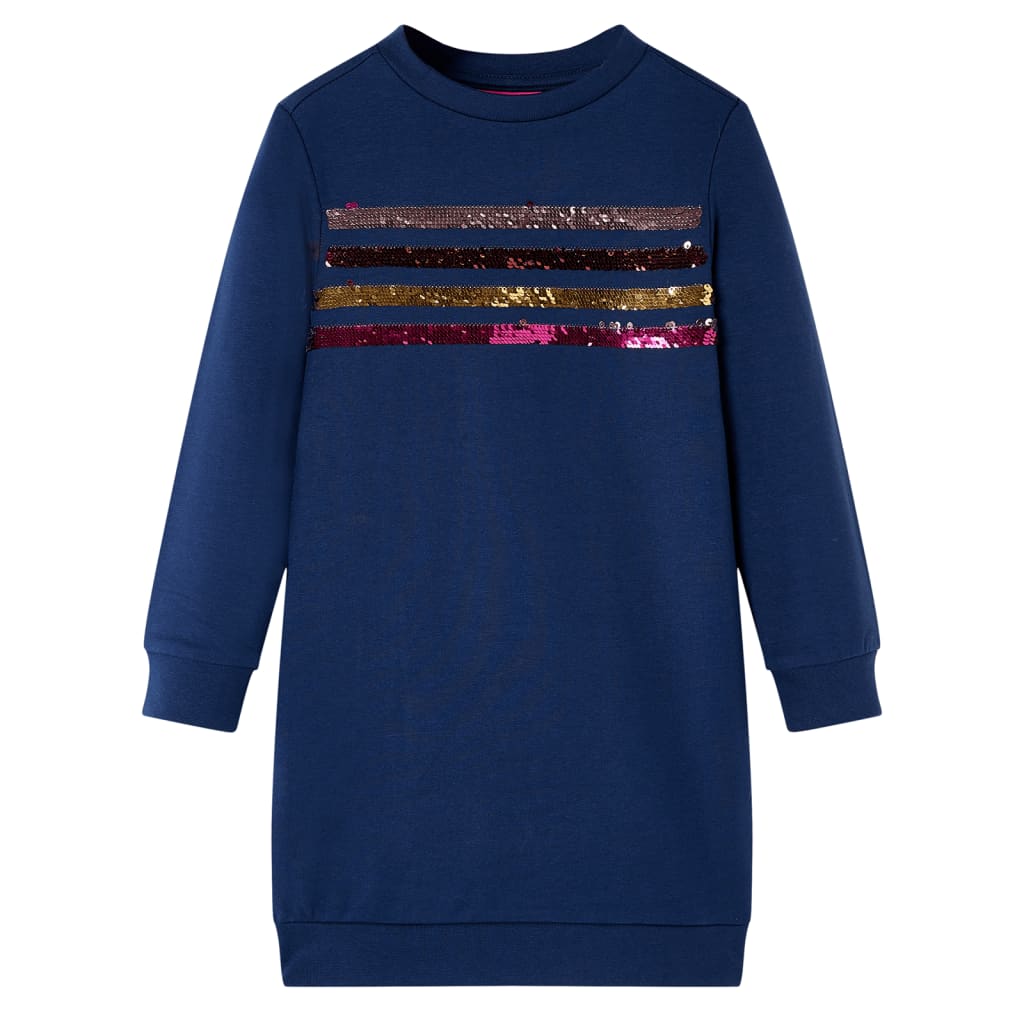 VidaXL Robe enfant 140 bleu marine