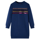 VidaXL Robe enfant 140 bleu marine