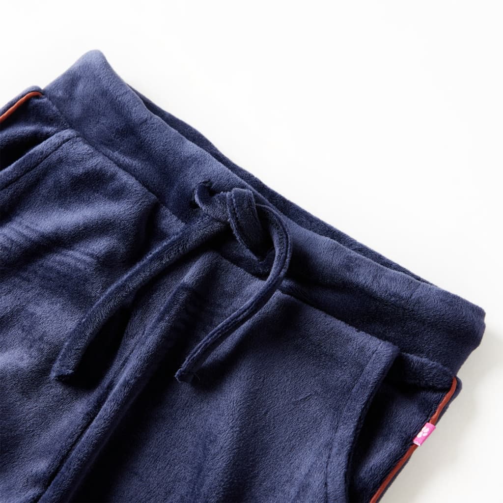 VidaXL Pantalon de survêtement pour enfants 104 bleu marine