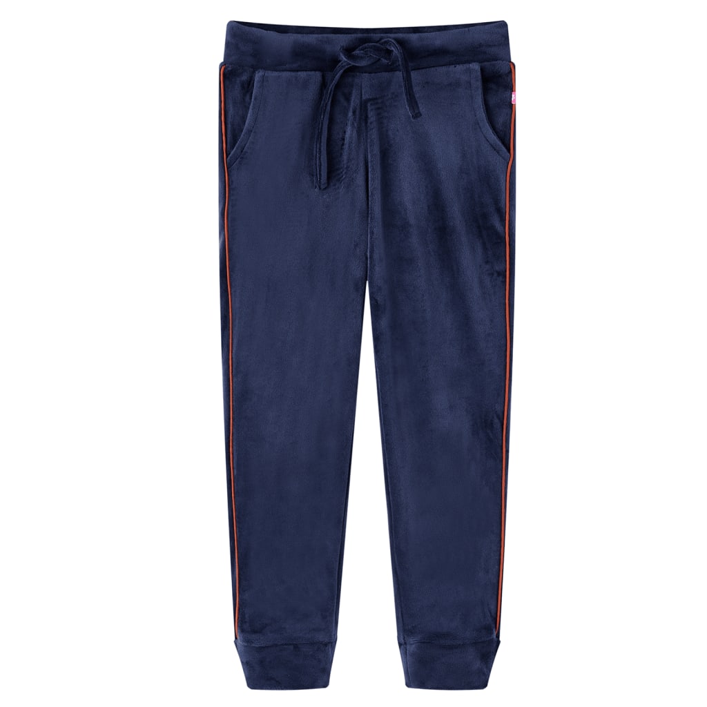 VidaXL Pantalon de survêtement pour enfants 128 bleu marine