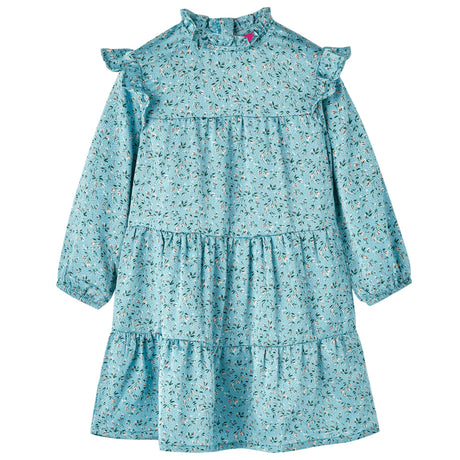 VidaXL Robe enfant à manches longues 92 bleu
