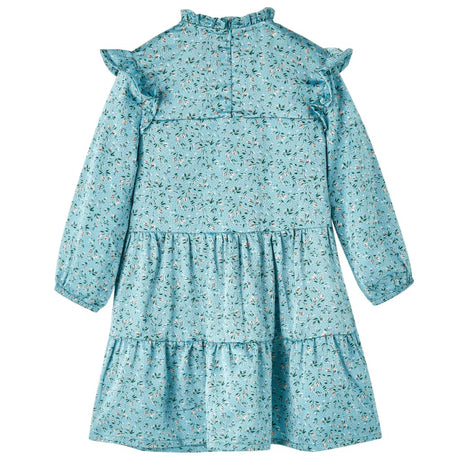 VidaXL Robe enfant à manches longues 140 bleu