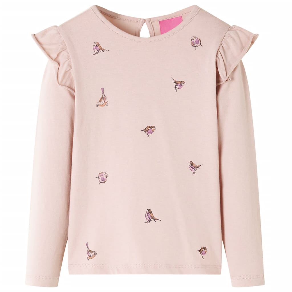 VidaXL Chemise enfant à manches longues 92 rose