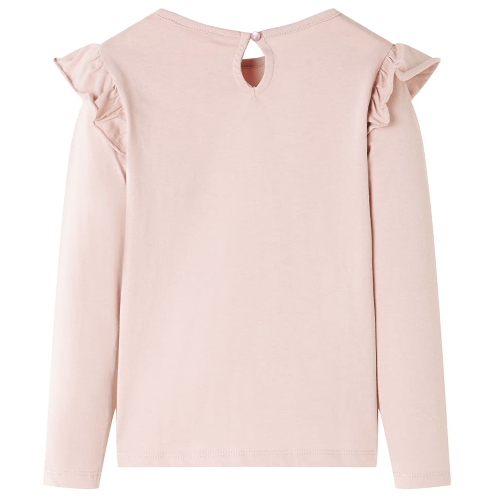 VidaXL Chemise enfant à manches longues 104 rose