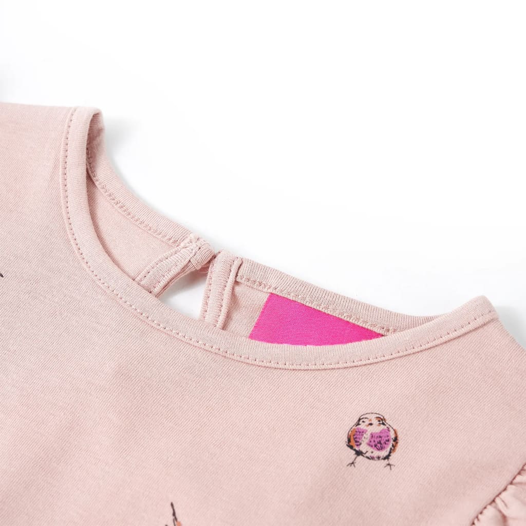 VidaXL Chemise enfant à manches longues 104 rose
