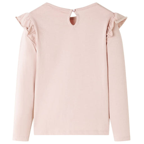 VidaXL Chemise enfant à manches longues 128 rose