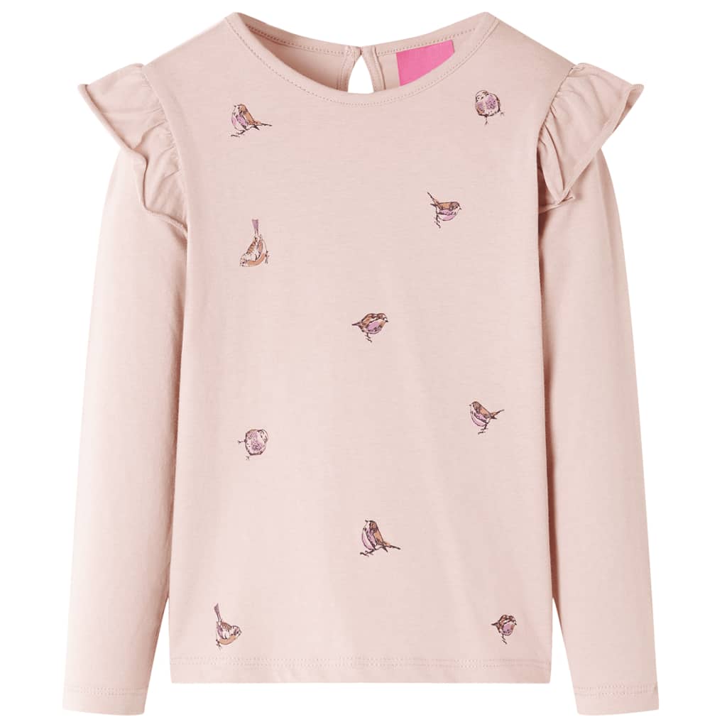 VidaXL Chemise enfant à manches longues 140 rose