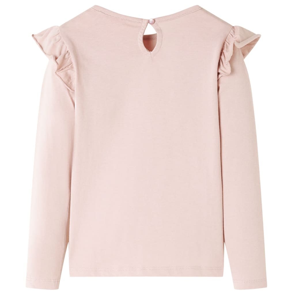 VidaXL Chemise enfant à manches longues 140 rose