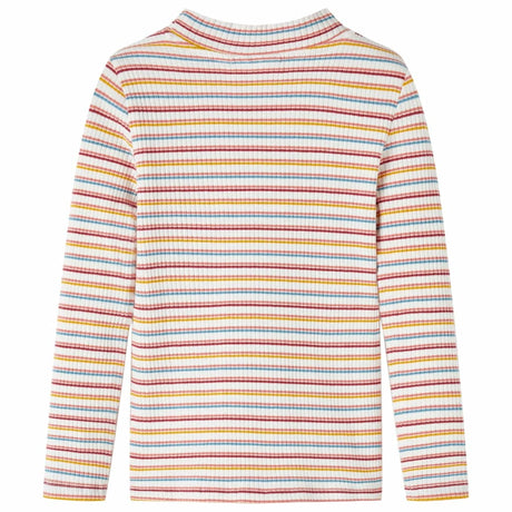 VidaXL Chemise enfant manches longues 92 rayé écru