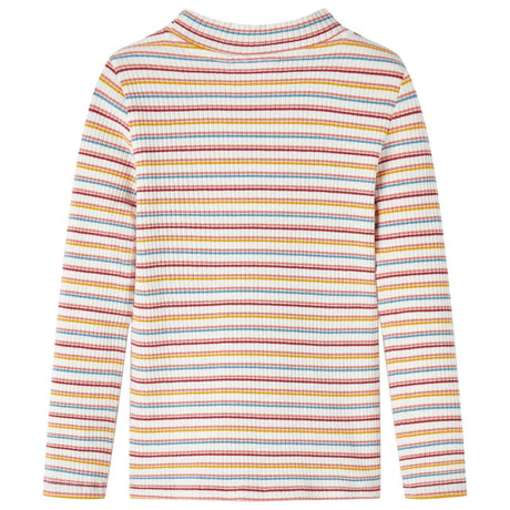 VidaXL Chemise enfant manches longues 104 rayé écru