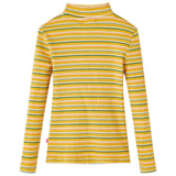 VidaXL Chemise enfant à manches longues 92 rayé ocre