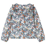 VidaXL Chemise enfant à manches longues 104 bleu foncé