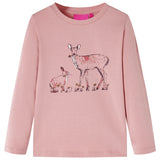 VidaXL Chemise enfant à manches longues 116 rose