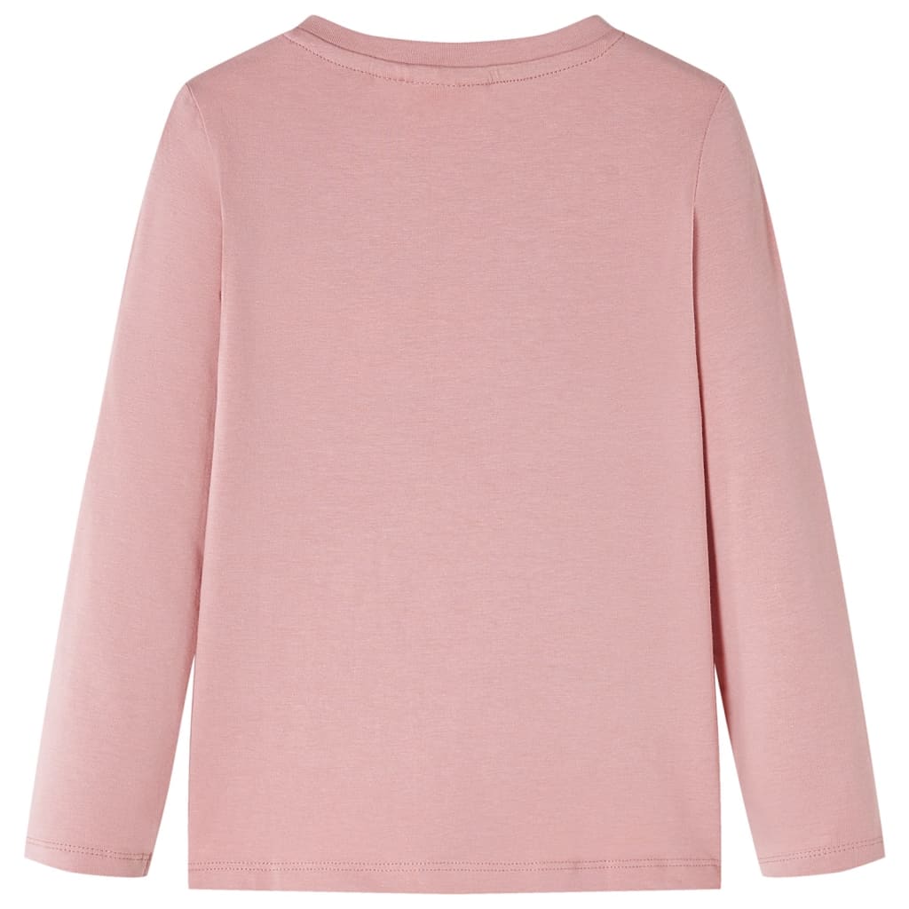 VidaXL Chemise enfant à manches longues 128 rose