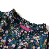 VidaXL Robe enfant à manches longues 116 bleu foncé