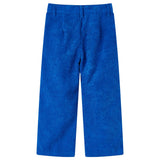 VidaXL Pantalon enfant 92 velours côtelé bleu cobalt