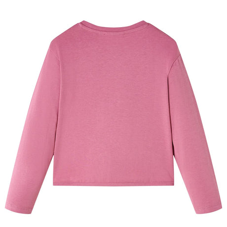 VidaXL Chemise enfant à manches longues 104 couleur framboise